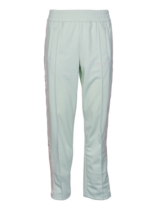 Pantaloni in techno verde PALM ANGELS | PMCJ020S24FAB0015103